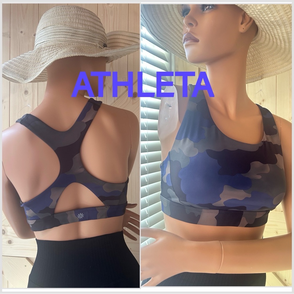 NEW ATHLETA SIZE SMALL COOL MANTRA ATHLETIC BRA TOP $59
